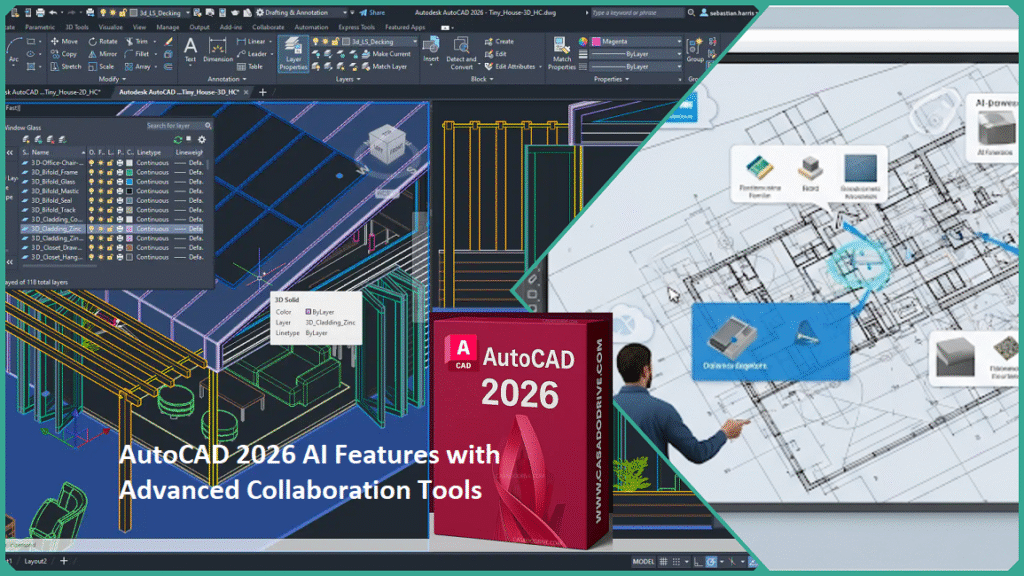 AutoCAD 2026 AI Features with Advanced Collaboration Tools