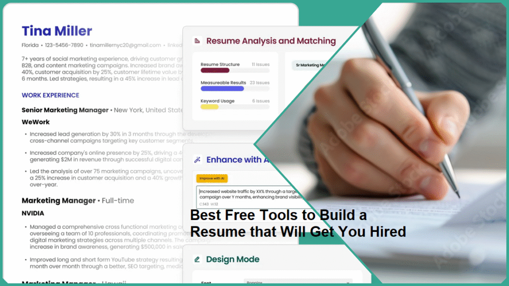 Best Free Tools to Build a Resume that Will Get You Hired Best Free Tools to Build a Resume that Will Get You Hired