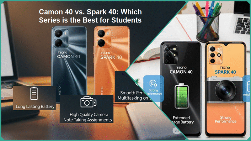 Camon 40 vs. Spark 40: Which Series is the Best for Students