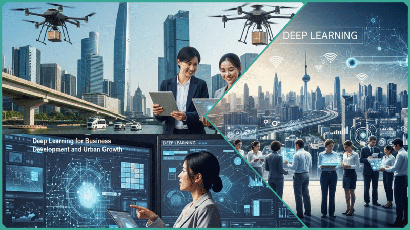 Deep Learning for Business Development and Urban Growth