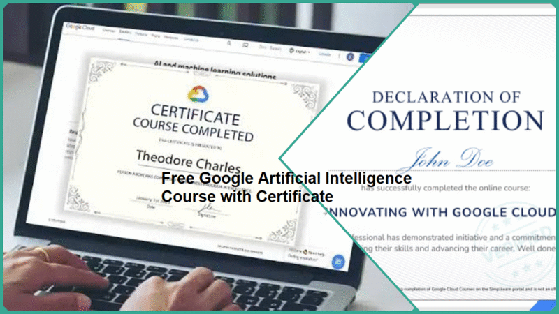 Free Google Artificial Intelligence Course with Certificate