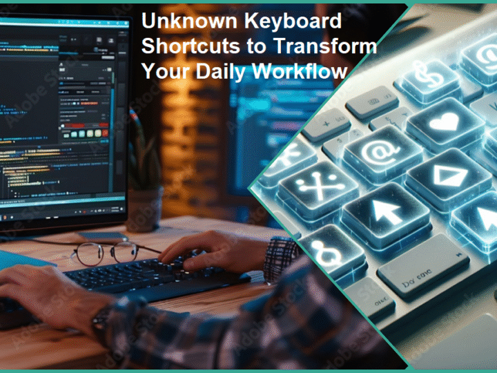 Unknown Keyboard Shortcuts to Transform Your Daily Workflow