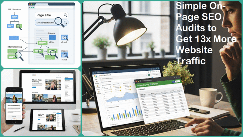 Simple On-Page SEO Audits to Get 13x More Website Traffic