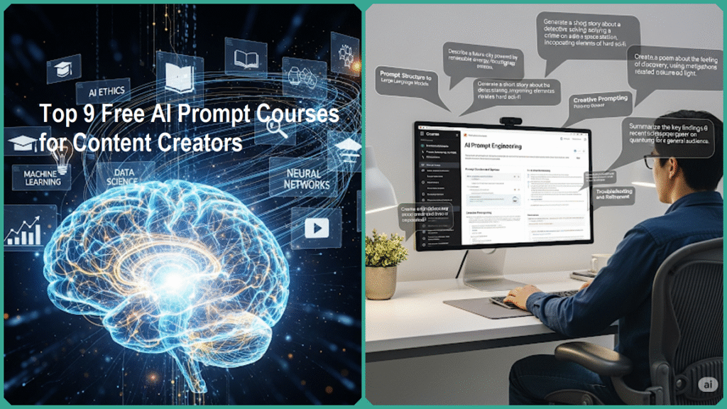 Top 9 Free AI Prompt Courses for Content Creators on Alison