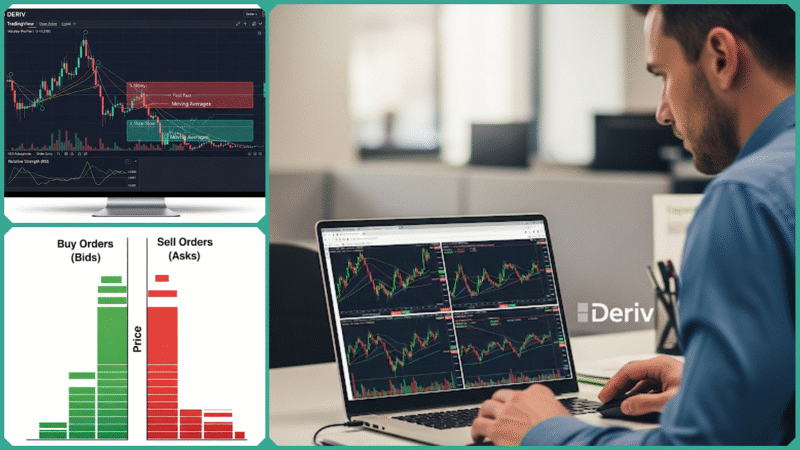 Using Order Flow Analysis on TradingView for Deriv Trading