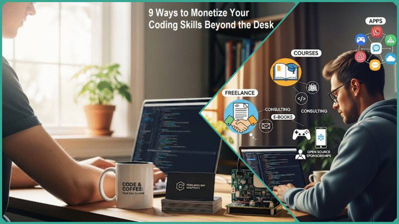 9 Ways to Monetize Your Coding Skills Beyond the Desk