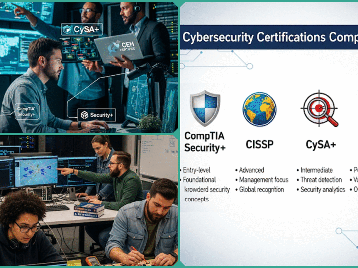 CompTIA Security+ Training vs. CISSP, CySA+, and CEH Certs