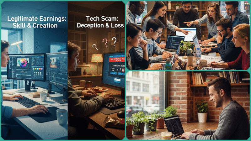 Stop Tech Scams: Learn Top Skills to Earn Your First $1,000
